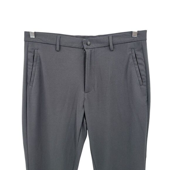 MSX By Michael Strahan 4-Way Stretch Quick Dry Polyester Pants L Gray Athleisure - Picture 4 of 11